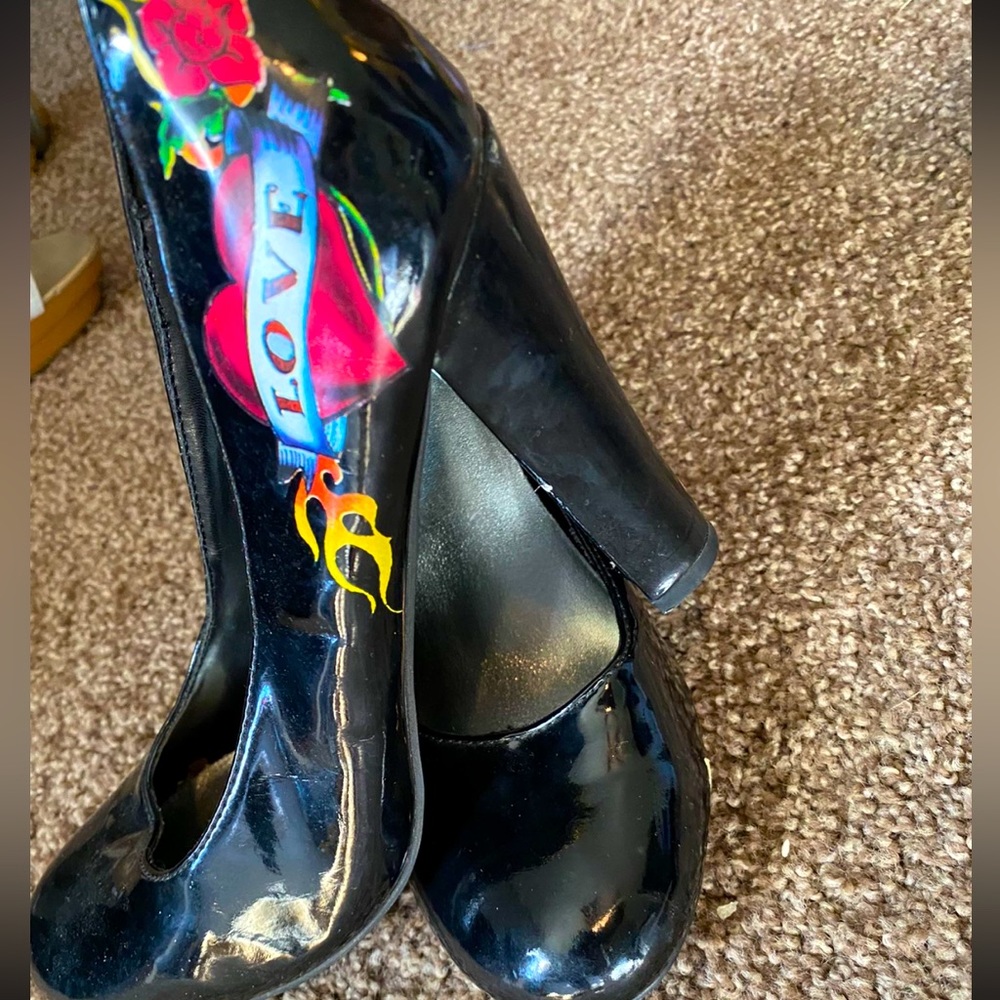 Love graffiti heels